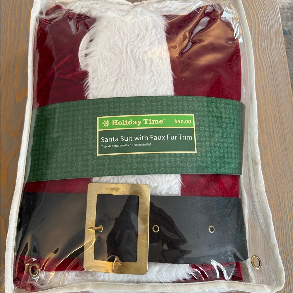 Holiday Time Red Santa Costume Set
